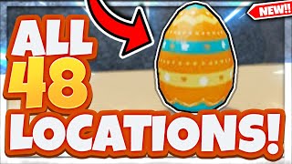 ALL 48 EGG LOCATIONS In Roblox Vehicle Legends Egg Hunt Event [upl. by Amej]