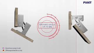 Concealed hinges  125° opening [upl. by Wanda968]