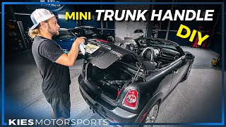 How To FIX Your TRUNK HANDLE  Mini Cooper R55 R56 R57 R58 R59 [upl. by Zed]