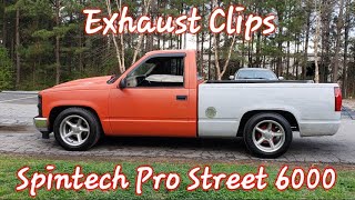 Spintech Pro Street 6000 Exhaust Clips 53 w BTR NSR cam OBS [upl. by Billmyre856]