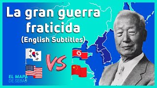 🇰🇵🆚🇰🇷La GUERRA de COREA en 10 minutos 🇰🇵🆚🇰🇷  El Mapa de Sebas [upl. by Ancilin]