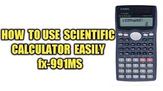 How to use scientific calculator easily in hindi fx991MS [upl. by Ty]