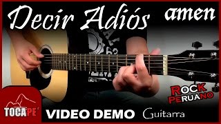 Decir Adiós  Amén  Cover 012 🎸 [upl. by Ruamaj919]