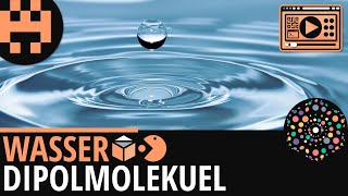 Wasser Dipolmolekül│Chemie Lernvideo Learning Level Up [upl. by Rose]