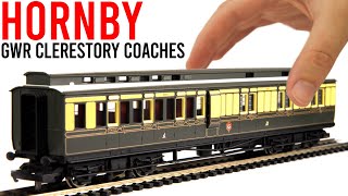 Hornbys Most Beautiful Coaches  GWR Clerestory  Unboxing amp Review [upl. by Elleirol102]