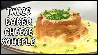 Decadent Twice Baked Cheese Souffle recipe [upl. by Ariaec]