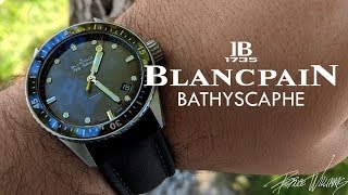 Blancpain Bathyscaphe Review  Shopping the Submariner Consider this instead [upl. by Eniawtna]