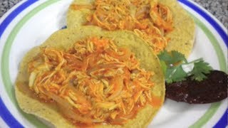 TINGA DE POLLO  RECETA FACIL [upl. by Jane]