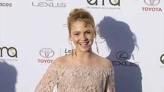 Talitha Bateman EMA’s 27th Annual Awards Gala Green Carpet [upl. by Eadie589]