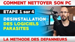 Comment Nettoyer Son PC  Etape 1  Désinstallation des logiciels parasites [upl. by Venetis243]