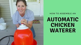 How to Assemble a BellMatic Poultry Waterer [upl. by Yecam522]