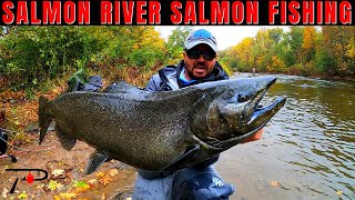 Salmon Fishing New Yorks World Famous Salmon River [upl. by Grimbly]