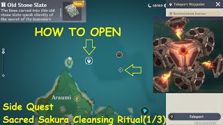 Sacred Sakura Cleansing Ritual At Araumi  Barrier Puzzle Part 3  Genshin Impact [upl. by Fisoi]