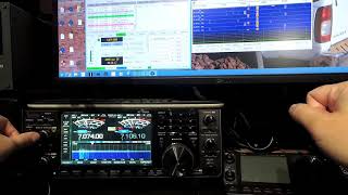 Icom IC7610 How to use FT8 whilst Ragchewing [upl. by Arreic7]