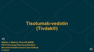 Tisotumab  vedotin Tivdak [upl. by Butcher]