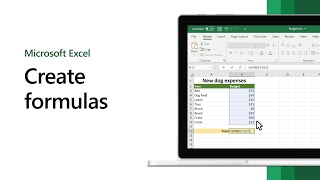 How to create formulas in Microsoft Excel [upl. by Iew]