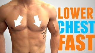 3 Exercises to get a MUSCULAR Lower Chest FAST [upl. by Yablon]