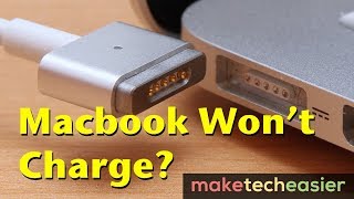 How to Fix a MacBook that Won’t Charge [upl. by Htebharas]