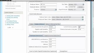 How to Calculate Canadian Payroll Tax Deductions  Guide [upl. by Amri]