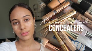 LOOK NATURAL  5 BEST NATURAL CONCEALERS  Jessicvpimentel [upl. by Philemol]