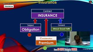 INSURANCE  CONCEPTS amp PRINCIPLES  Commercial LAW  Dean JoeSantos B BISQUERA  RISK Management [upl. by Elfie]