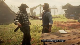 Hosea Almost Kills Bill  Hidden Dialogue  Red Dead Redemption 2 [upl. by Falkner]