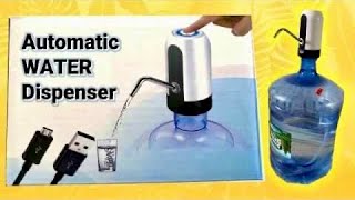 USB Charging Portable Automatic Water Dispenser [upl. by Merceer]