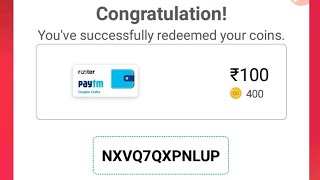 Rooter How to Redeem Coins amp Redeem Paytm Coupons [upl. by Annaiek959]