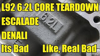 Teardown GM L92 62L Escalade Denali Blown Engine Worst One Yet [upl. by Ael]