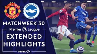 Manchester United v Brighton  PREMIER LEAGUE HIGHLIGHTS  442021  NBC Sports [upl. by Luiza]