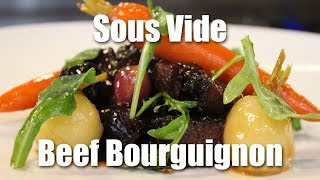 Sous Vide Beef Bourguignon with Glazed Vegetables [upl. by Clance]