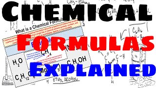 Chemical Formulas  Explained [upl. by Clougher110]