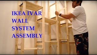 IKEA IVAR System Shelves Full Assembly and Review [upl. by Helena]