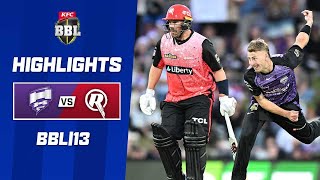 Hobart Hurricanes v Melbourne Renegades  BBL13 [upl. by Alvina]