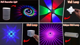 4 Amazing Wall Decoration Ideas  Diy Wall Decor  wall light [upl. by Robaina507]