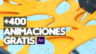 400 Animaciones GRATIS para After effects [upl. by Filip]