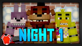 MINE Nights at Freddys  Night 1  FNAF Minecraft Roleplay [upl. by Varuag]