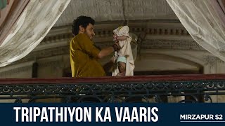 Mirzapur 2 Deleted Scene  Tripathiyon Ka Vaaris  Divyenndu Rasika Dugal [upl. by Alarice747]