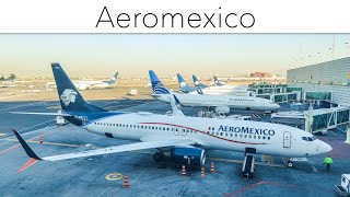 TRIP REPORT  AEROMEXICO Boeing 737 MAX 8 BUSINESS  Mexico City  Cancun [upl. by Hieronymus]