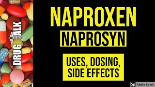 Naproxen 500 Mg Used For [upl. by Nonad485]