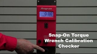 SnapOn Torque Wrench Calibration Checker  RPTS [upl. by Lagas654]