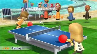 How to beat Lucia in Wii Sports Resort table tennis [upl. by Ycrad475]