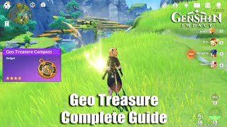 Genshin Impact  Geo Treasure Compass Complete Guide  Reputation Level 6 Showcase [upl. by Perren]