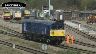 British Rail 58023 running under own power  Leicester LIP Depot  300321 [upl. by Korenblat68]