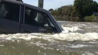 What to Do Car Sinking in Water Only Seconds to React [upl. by Ilellan]