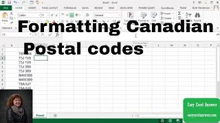 Formatting Canadian Postal codes [upl. by Sopher]