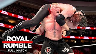 FULL MATCH  Lesnar vs Strowman vs Kane – Universal Title Triple Threat Match Royal Rumble 2018 [upl. by Einwat449]