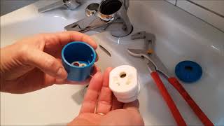 Wasserhahn reparieren und entkalken Einhebelmischer How to repair a water tap Tap washer [upl. by Ttik]