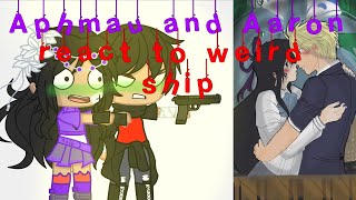 Aphmau and Aaron react to some weird shipsGacha club [upl. by Nylarad598]