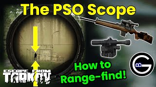 Tarkov PSO Scopes Rangefinding and PSO differences 1M2 vs PSO 1 [upl. by Schaffer496]